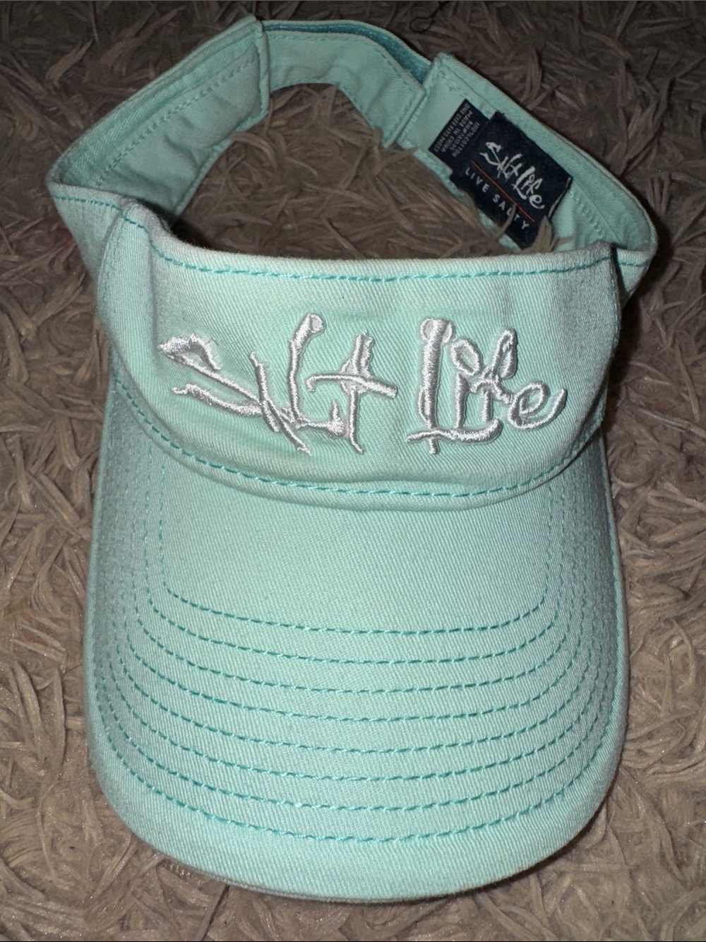 Salt Life Kids Mint Green Visor Hat